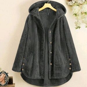 High Low Hooded Coat